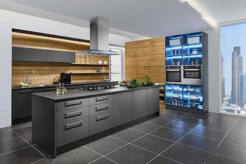 i-loft橱柜●03灰色台面厨房台面运用灰色,优雅低调.