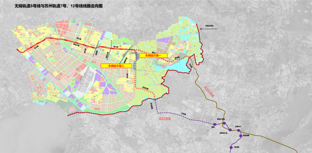 按照鸿山旅游度假区的轨道交通规划,未来  无锡地铁5号线延伸段将