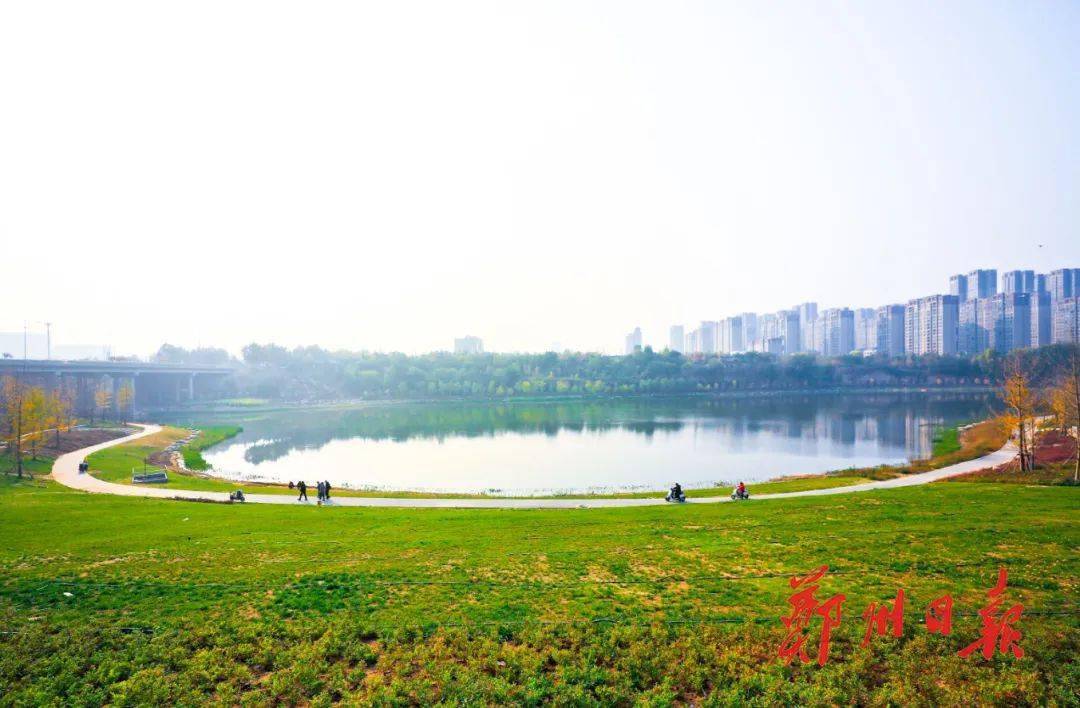 芳容初现!郑州西流湖公园建设进入关键阶段,部分景点已开放