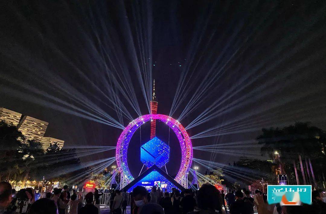 一江两岸光影璀璨!广州国际灯光节正式开秀_城市