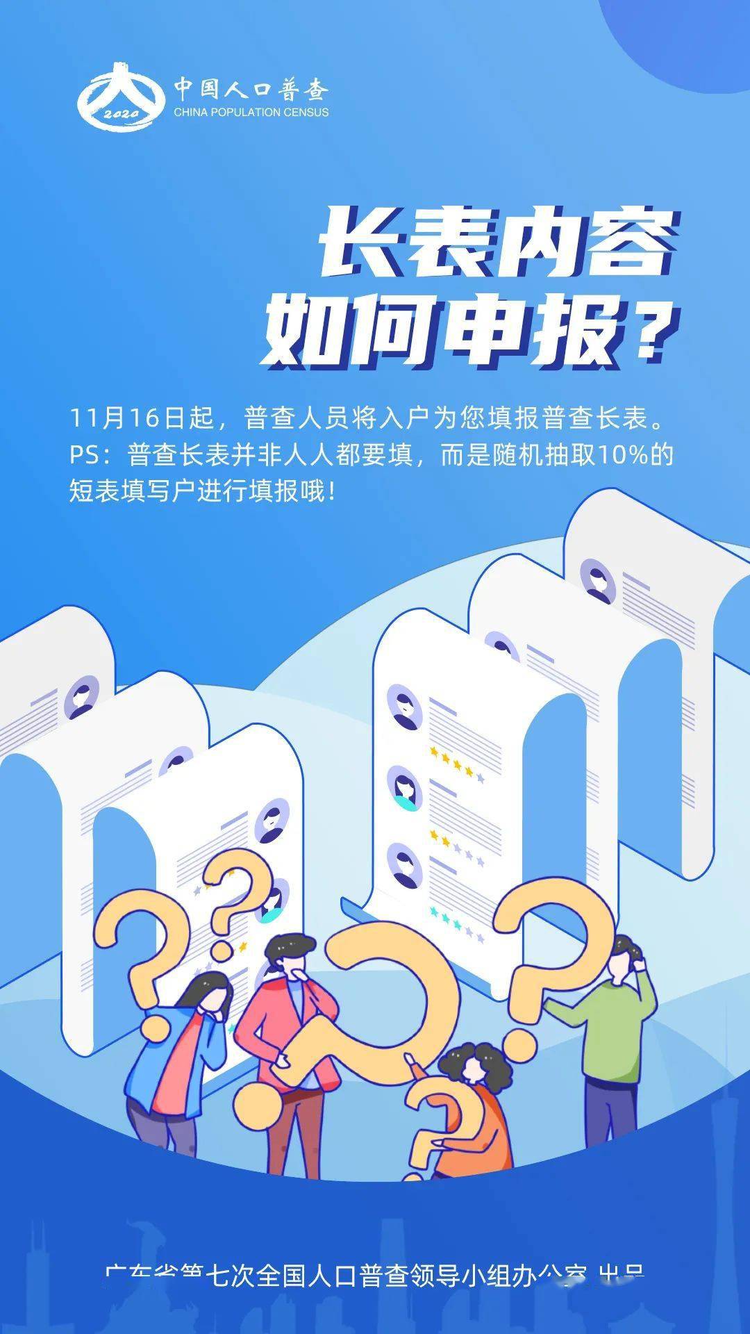 第七次人口普查完成什么报表_第七次人口普查