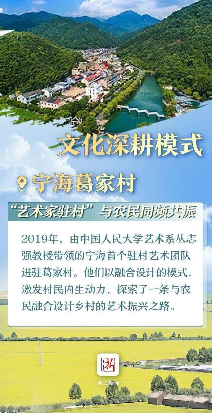 浙江发布乡村振兴十大模式宁海葛家村上榜