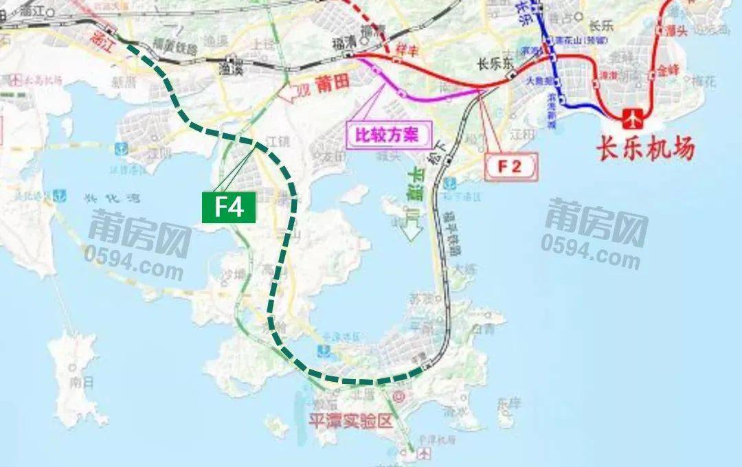 福建除了现已批复建设的福州f1城际铁路和f2线一期(莆田段),将来还