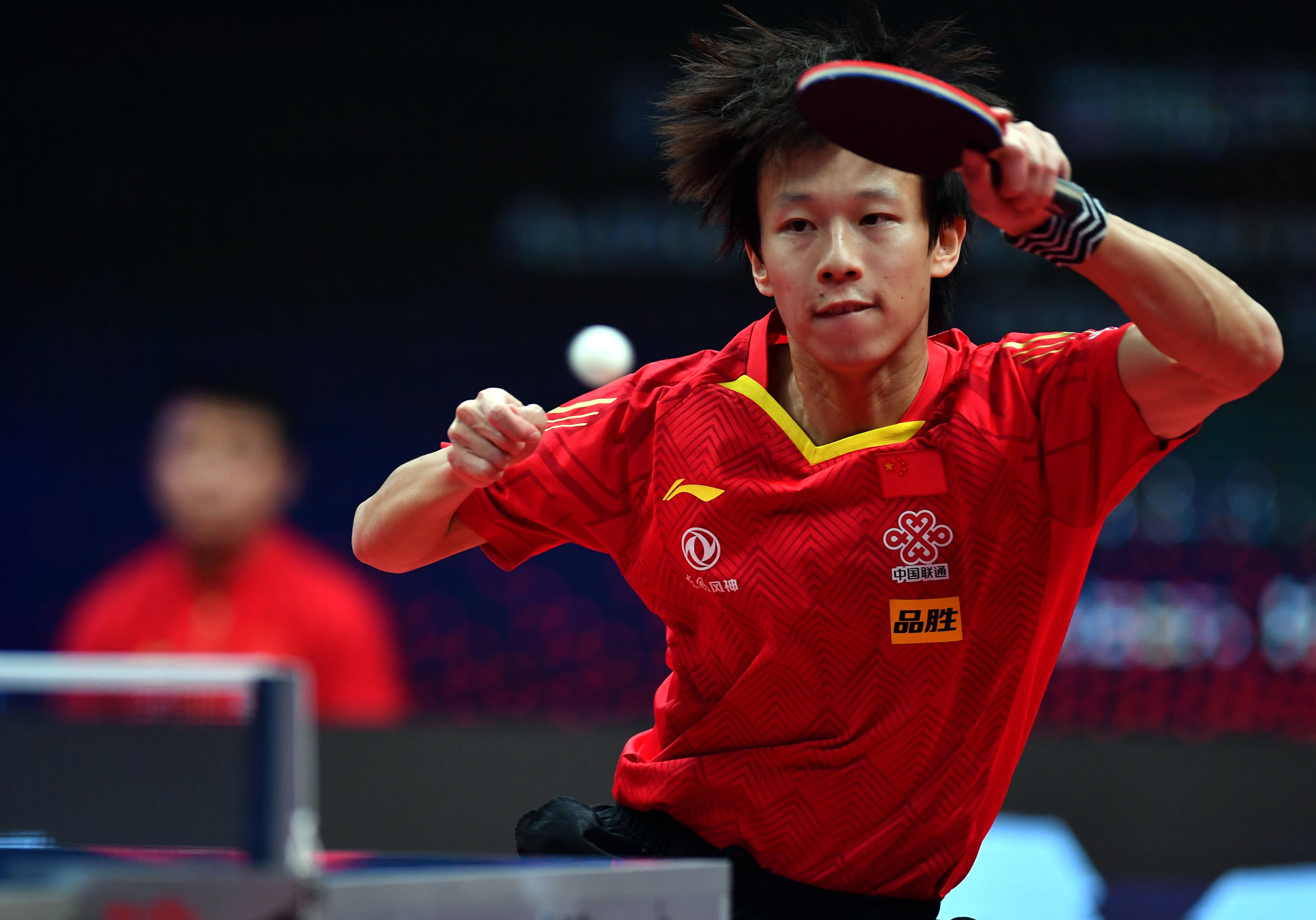 乒乓球——国际乒联总决赛:林高远晋级八强