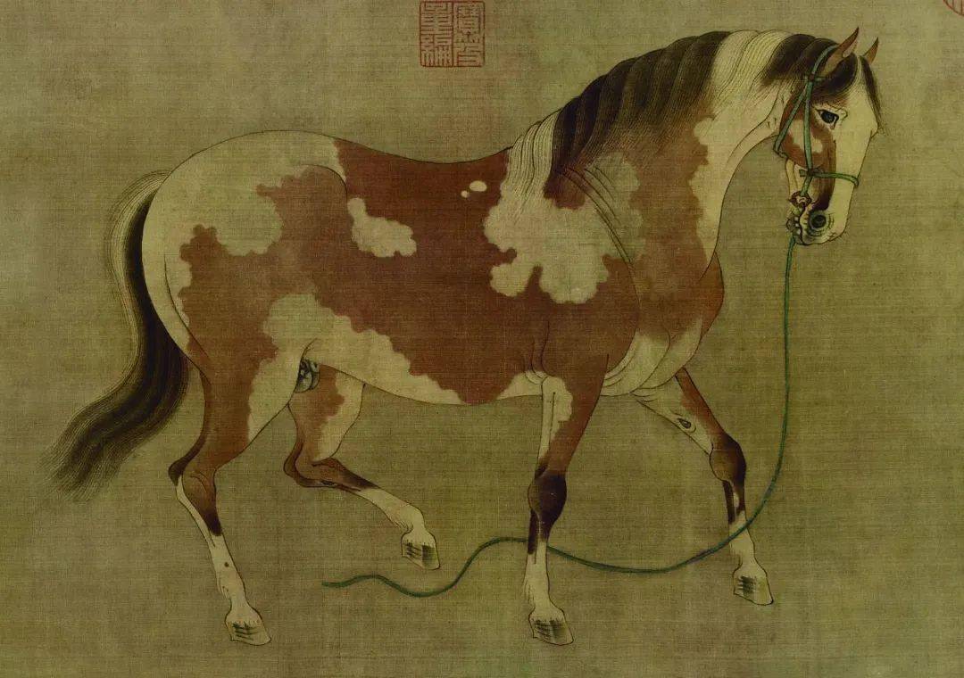 也深受大环境的影响,在官场打拼时创作了极富盛名的《二马图》卷,旨在