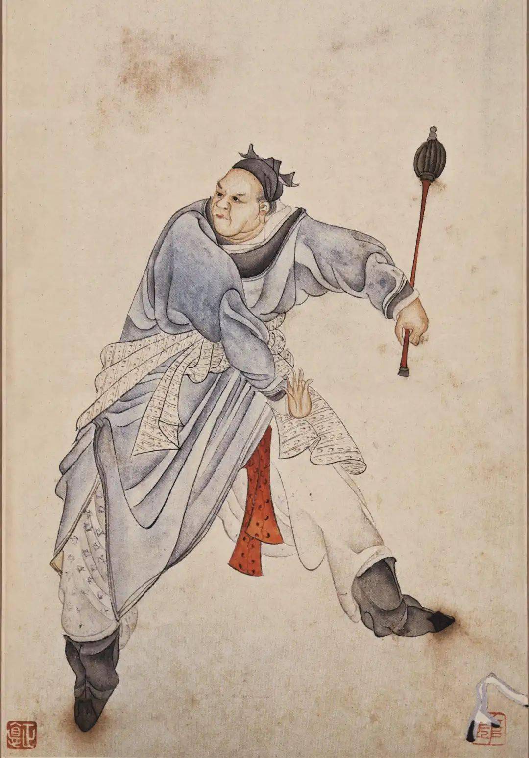 工笔画《水浒人物册》欣赏,你们都认得出来吗?_手机搜狐网