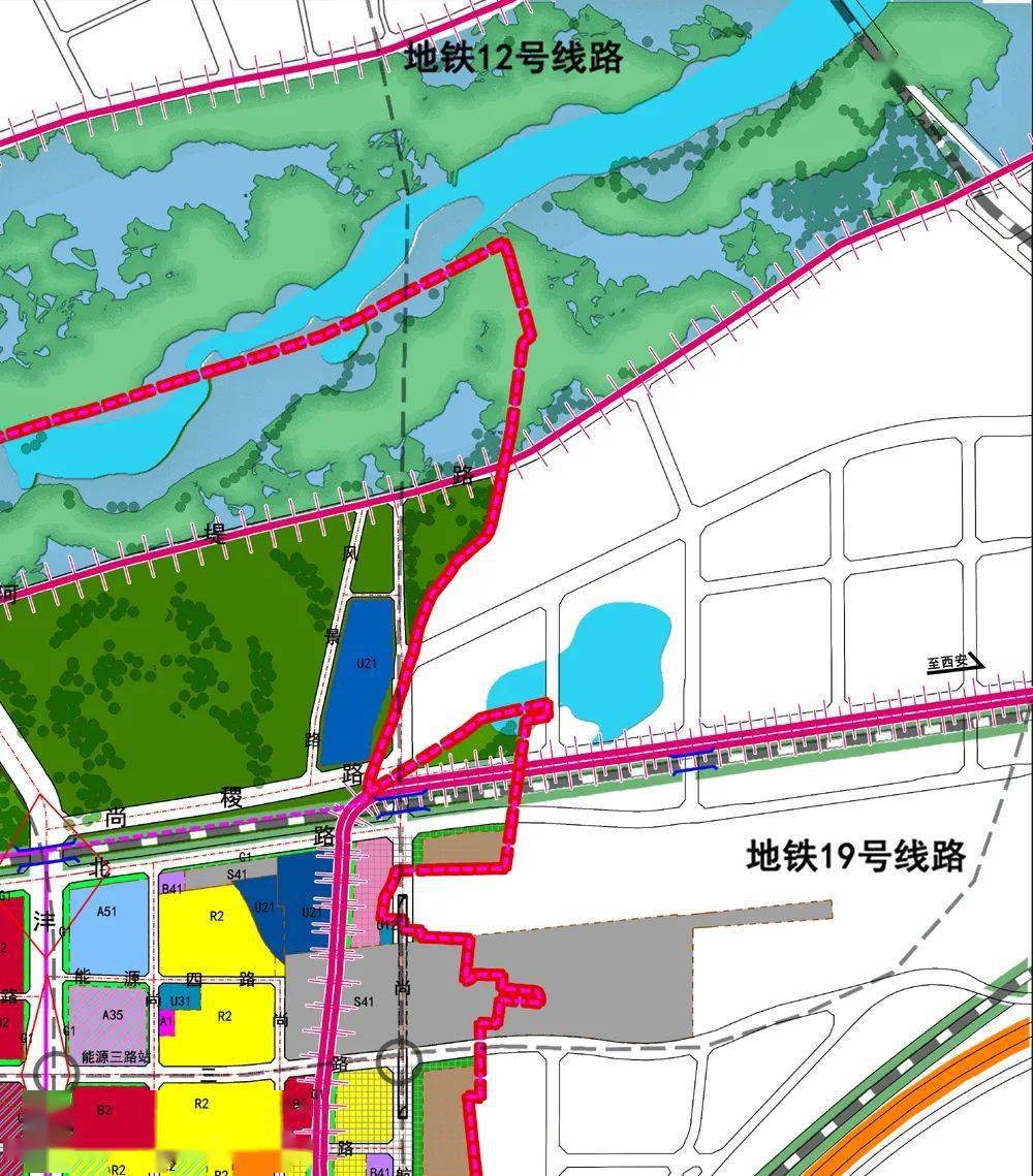 根据西咸新区住房和城乡建设局11月17号发布的关于相关地块的规划