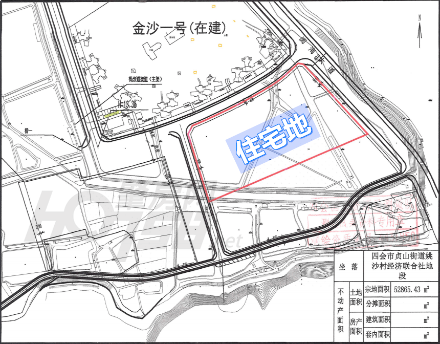 具体位于四会市贞山街道姚沙村经济联合社地段,紧靠金沙一号背后两宗