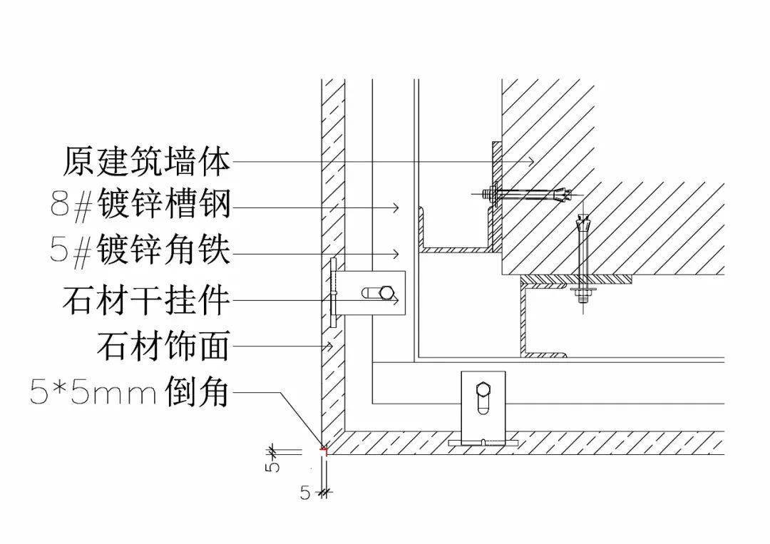 石材与石材拼接/石材暗门/石材隔墙工艺做法