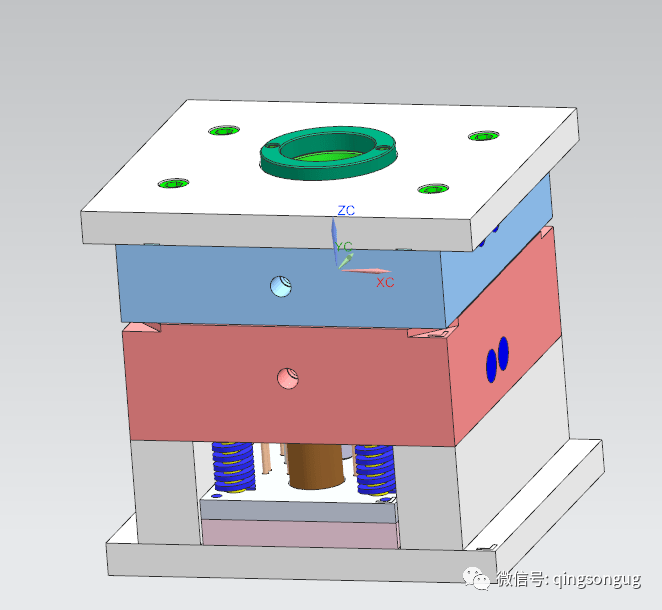 上下分模的简易模具,1x8穴全3d设计才300元一套,真是白菜价格