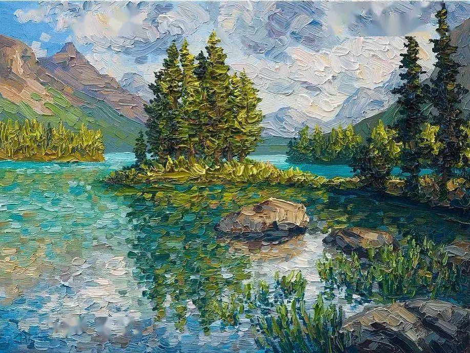 唯美壮丽的印象派油画风景,美极了!