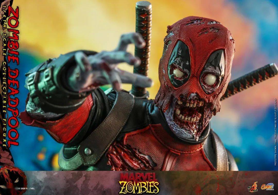 新品预定hottoysht16cms06丧尸死侍zombiedeadpool可动人偶