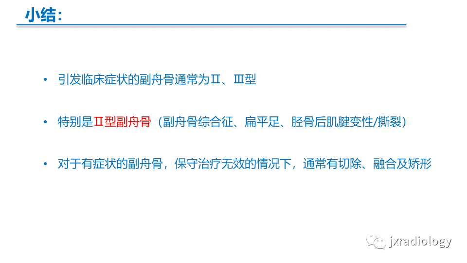 足副舟骨分型及相关病变的影像表现