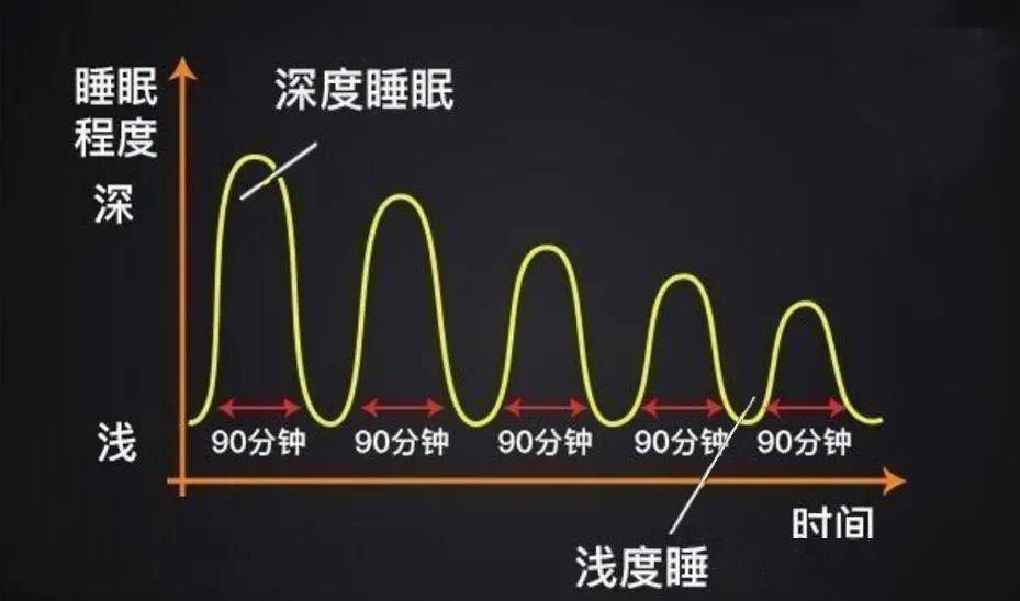 5h是一个完整的睡眠周期,入睡30~40min会进入深度睡眠,当你被闹钟叫醒