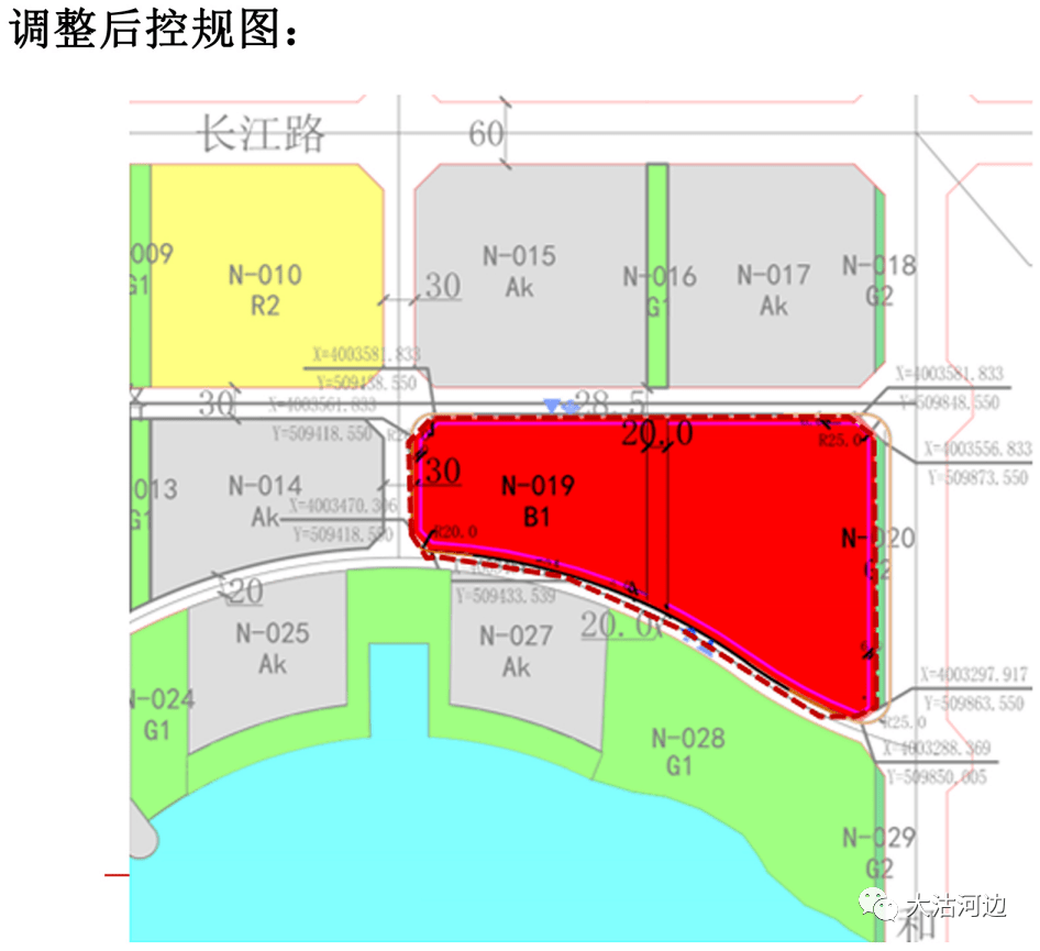 调整地块区位图11月26日上午《胶州产业新区控制性详细规划》n单元内