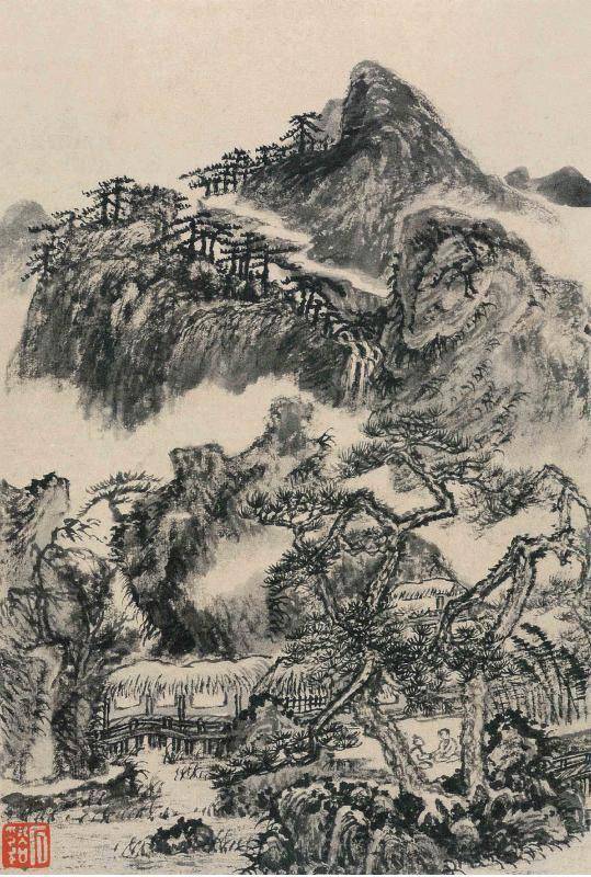髡残18幅精品画作赏析