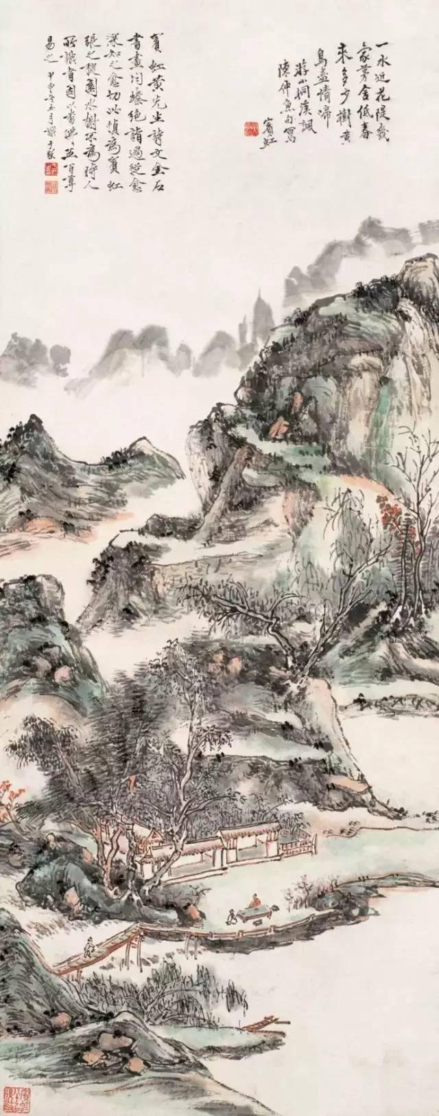 黄宾虹最美的山水画60幅，浑厚华滋，意境深邃，赏心悦目！