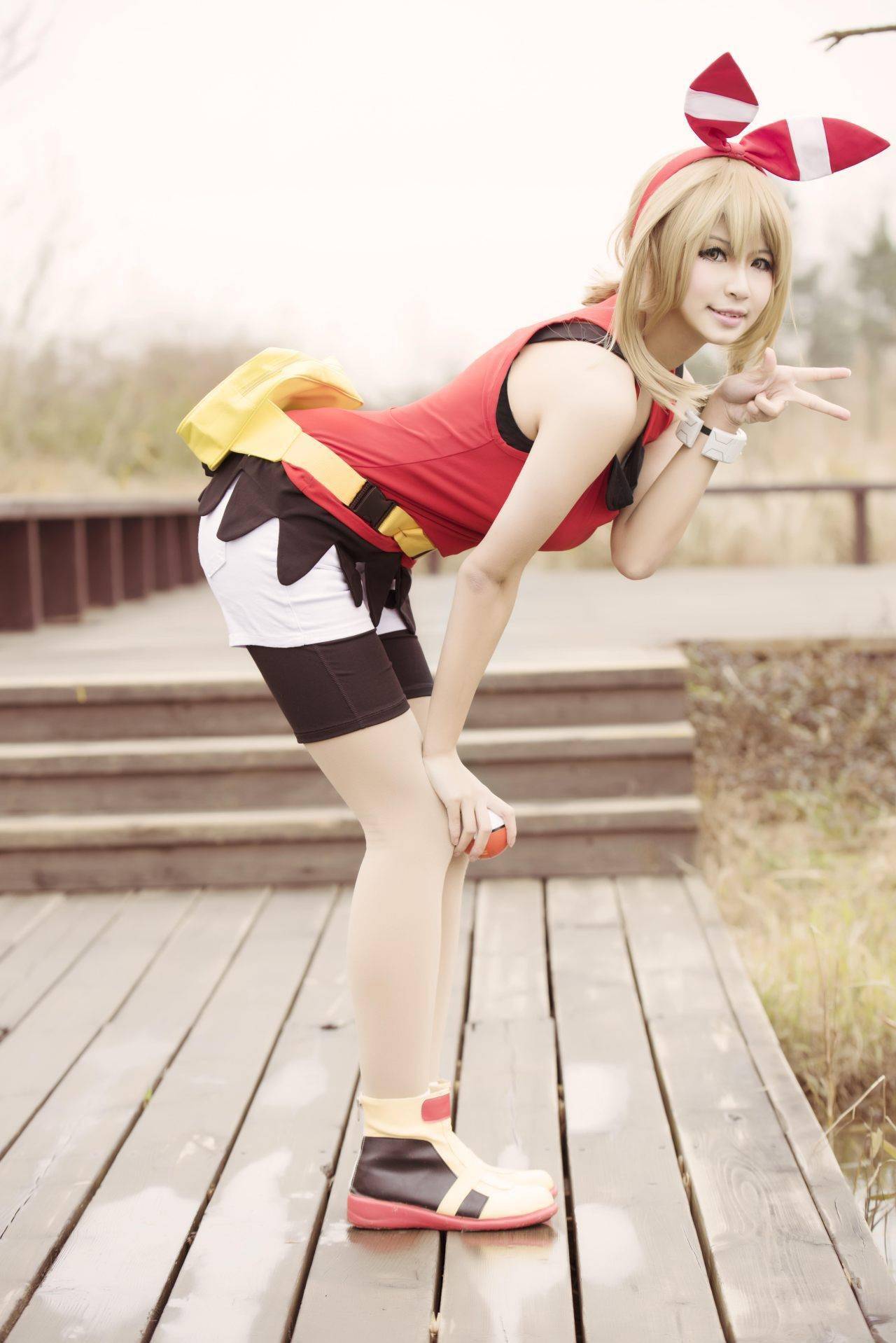 精灵宝可梦小遥cosplay_清水
