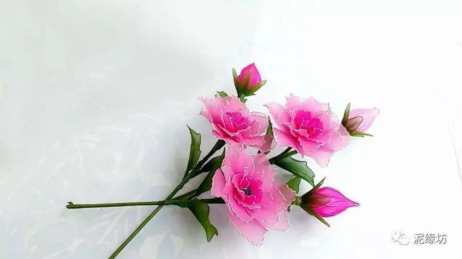 丝袜花卉教程 | 牡丹花枝