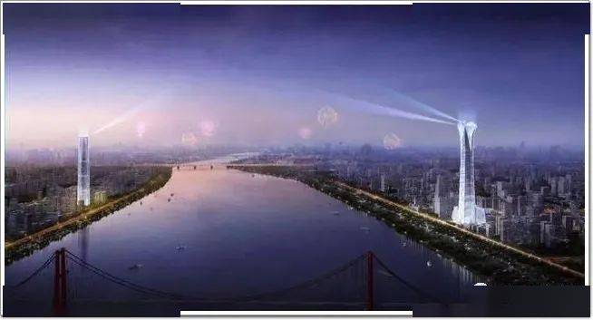 【工程】武汉新地标"长江之门·楚商大厦",争取475米!