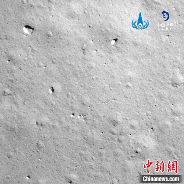 采样|嫦娥五号成功着陆 将在月球预选区域开展月面采样工作