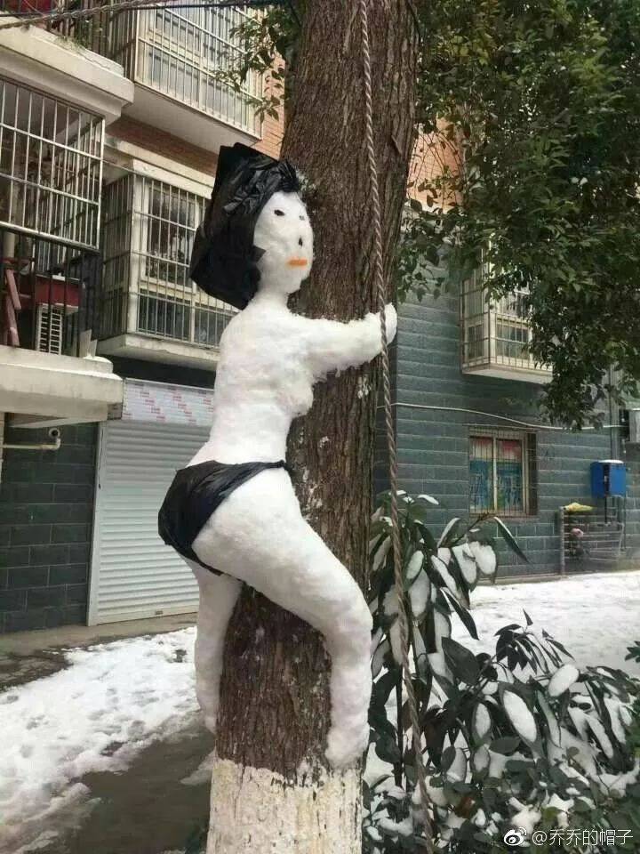 沙雕雪人大赛又来了最后一个差点笑死我了