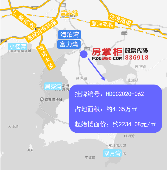 【土拍】流拍!惠东县稔山镇商住地无人议价