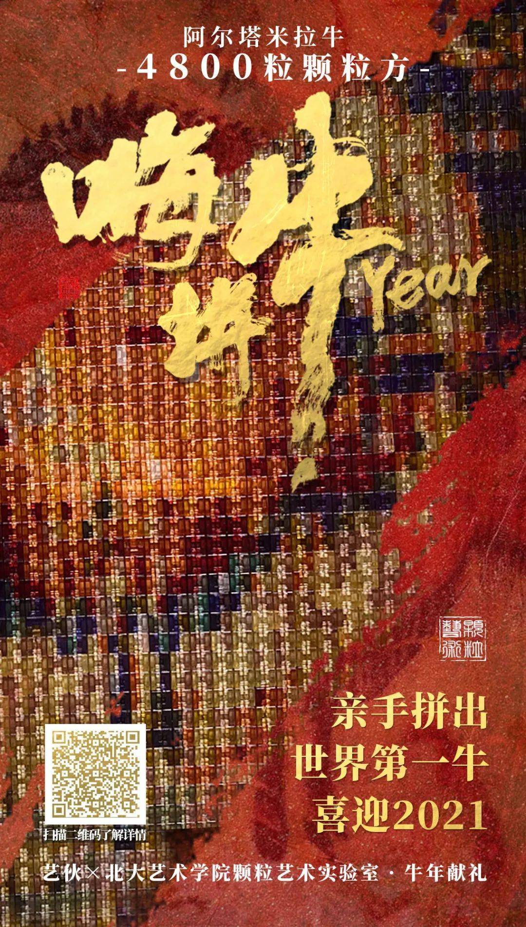 1.6万颗骰子，拼出钟南山+袁隆平？这个北大小伙子，不简单！