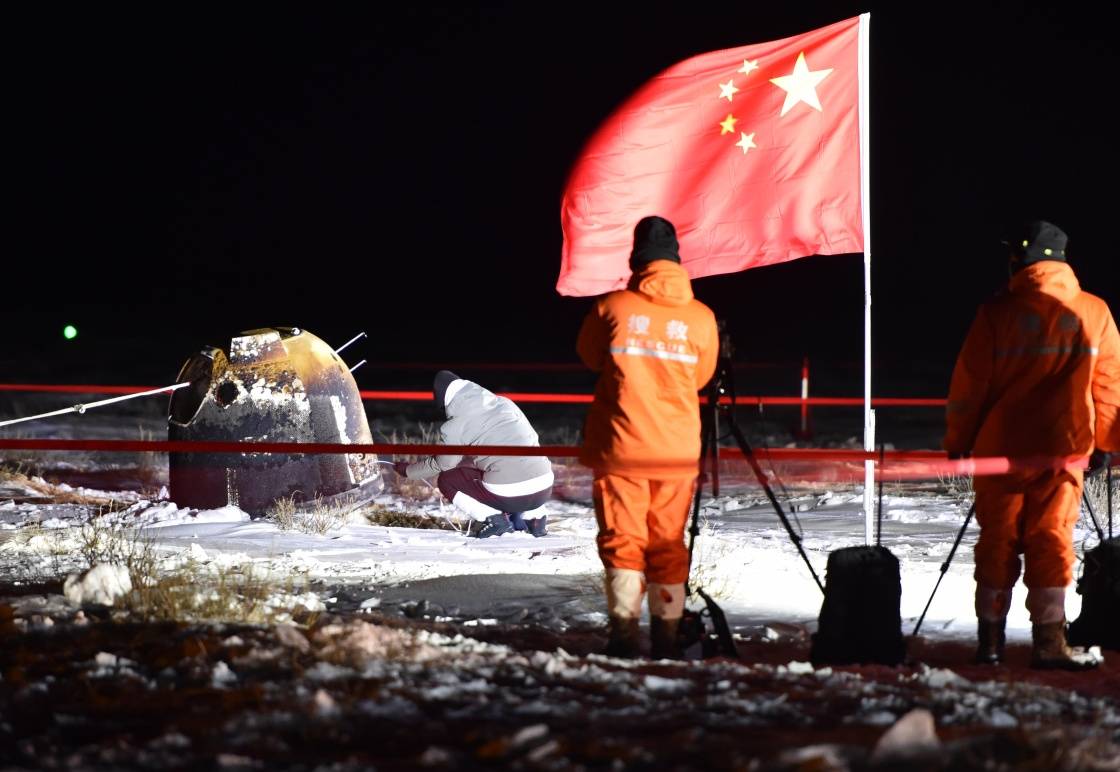 中国|人民锐见：嫦娥五号“挖土”归来，闪耀自立自强信心