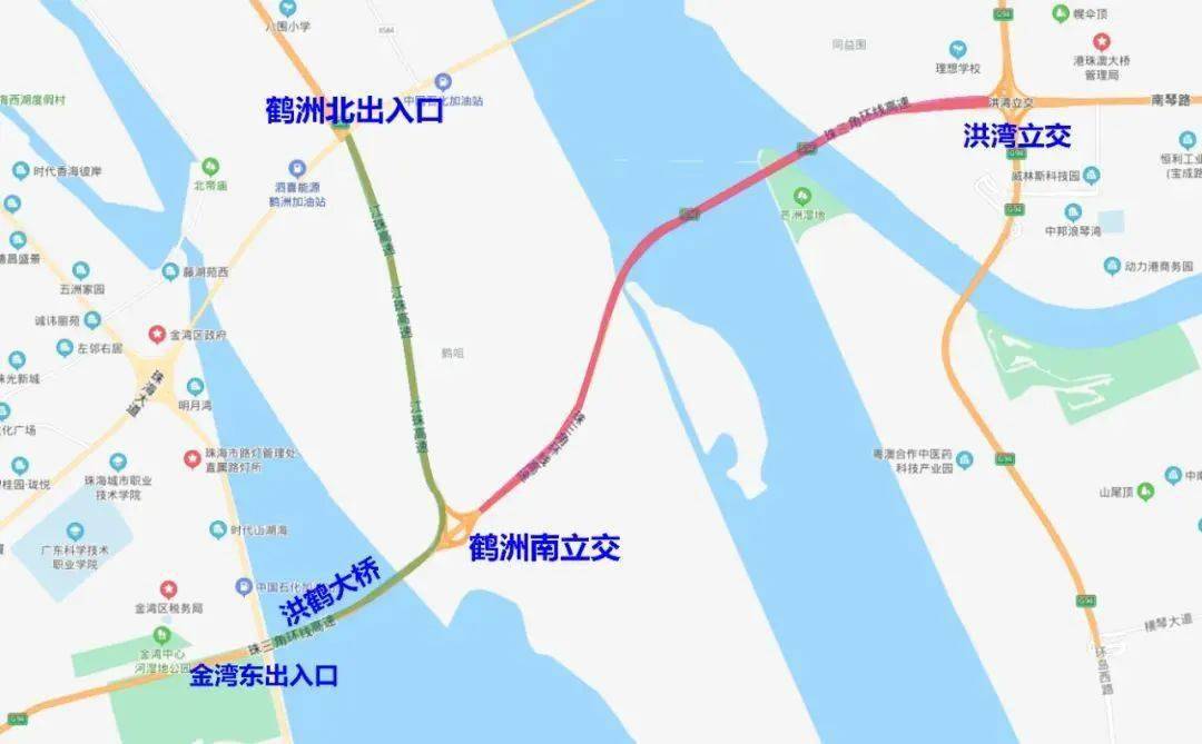 金琴快线,洪鹤大桥怎么走?通行指南来了!