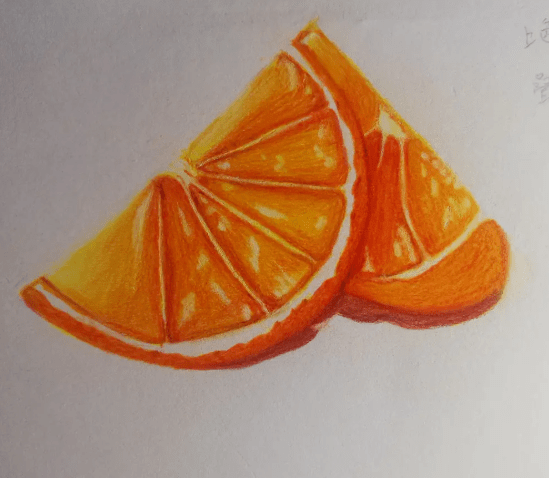 跟我一起画酸酸甜甜的橙子吧 !
