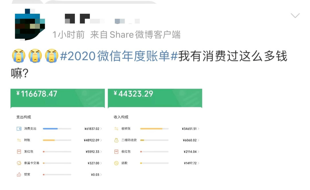 嘘微信年度账单能查了