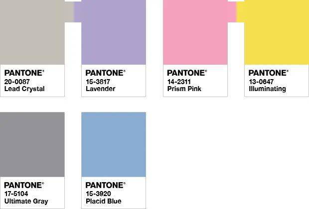 色彩趋势|pantone 2021年度代表色 —极致灰)   (亮丽黄)