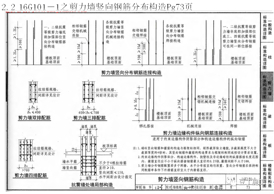 钢筋分项工程技术交底16g101图集做法详解