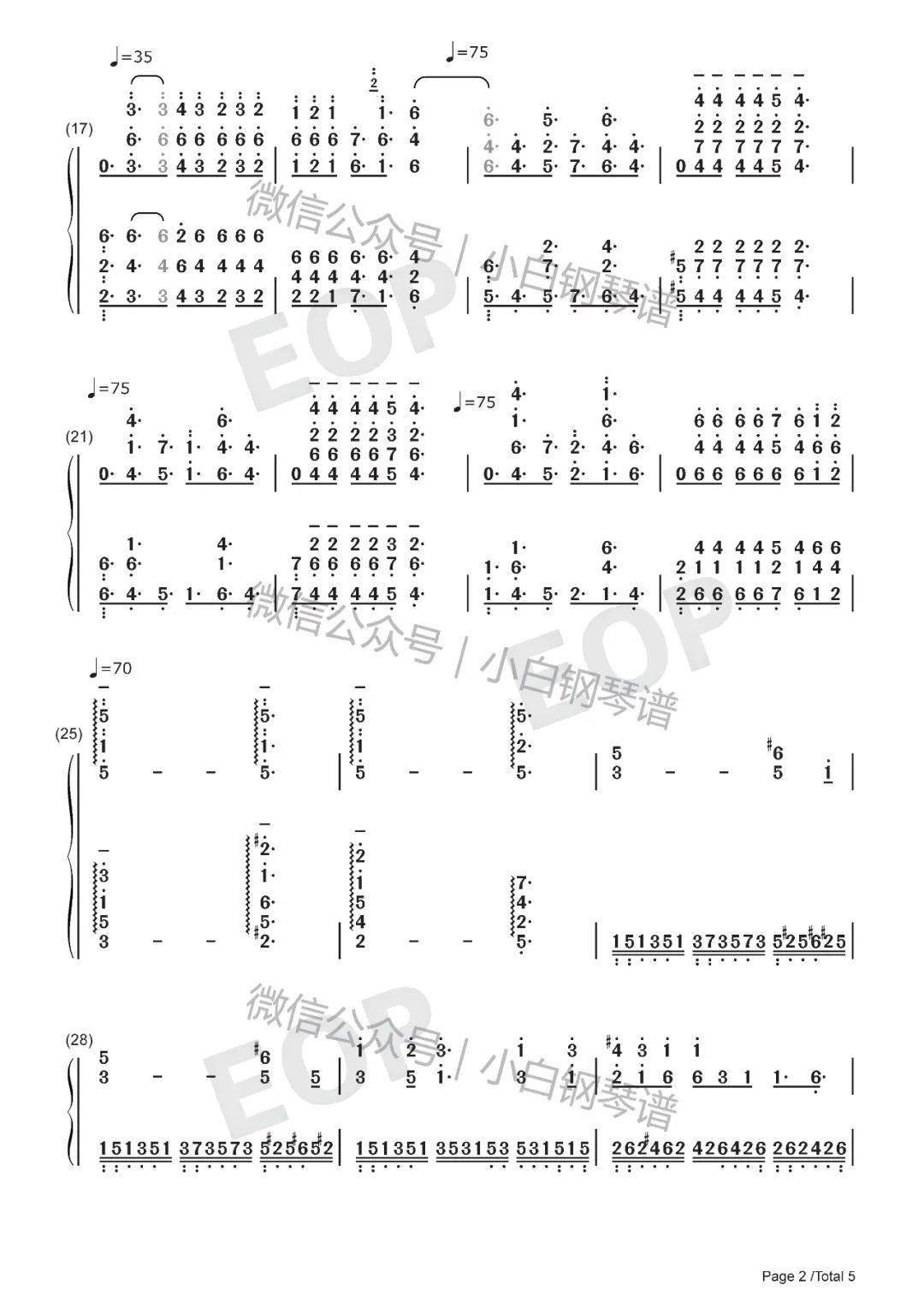 琴谱clairdelune德彪西debussy含简谱