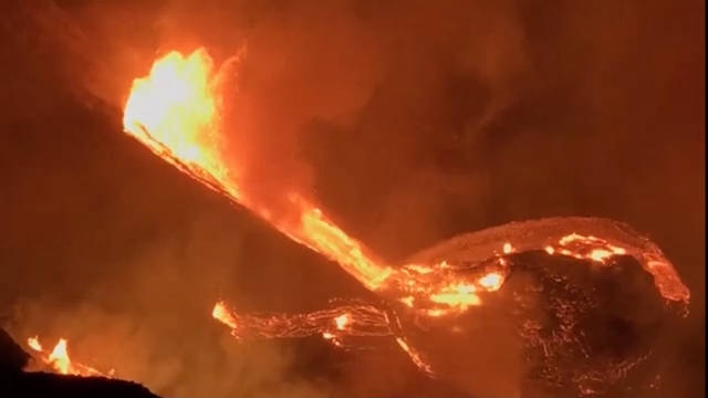 美國夏威夷基拉韋厄火山發生大規模噴發 國際 第1張