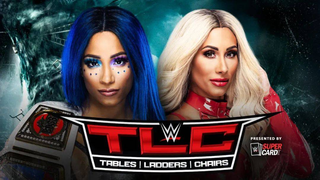 自己爬上铁梯 摘下wwe冠军头衔 完成卫冕 莎夏-班克斯(sasha banks)