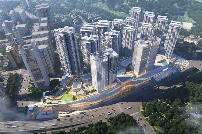 贵阳云岩吾悦广场规划出炉！总建面76万方，位于1号线旁_配套