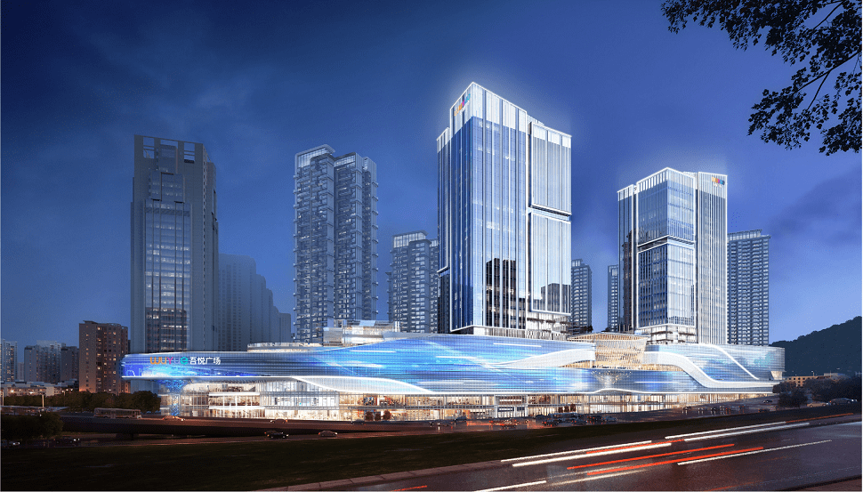 贵阳云岩吾悦广场规划出炉！总建面76万方，位于1号线旁_配套