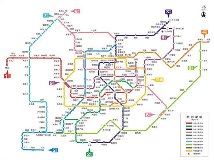 重庆轨道环线分布图丨图源网络