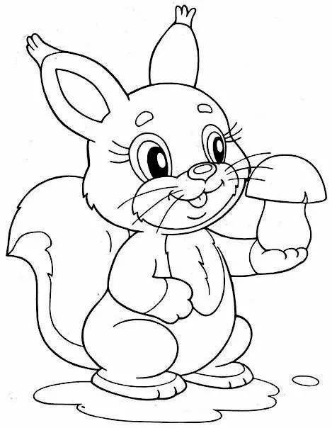 【简笔画】兔子的线稿简笔画