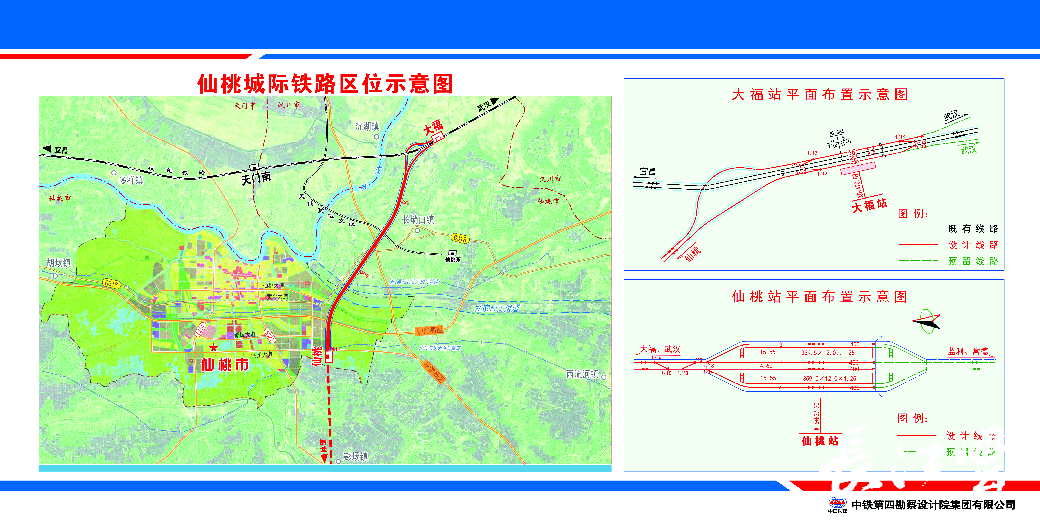 监利铁路将在城区东北毛市镇设监利站正线长24127km