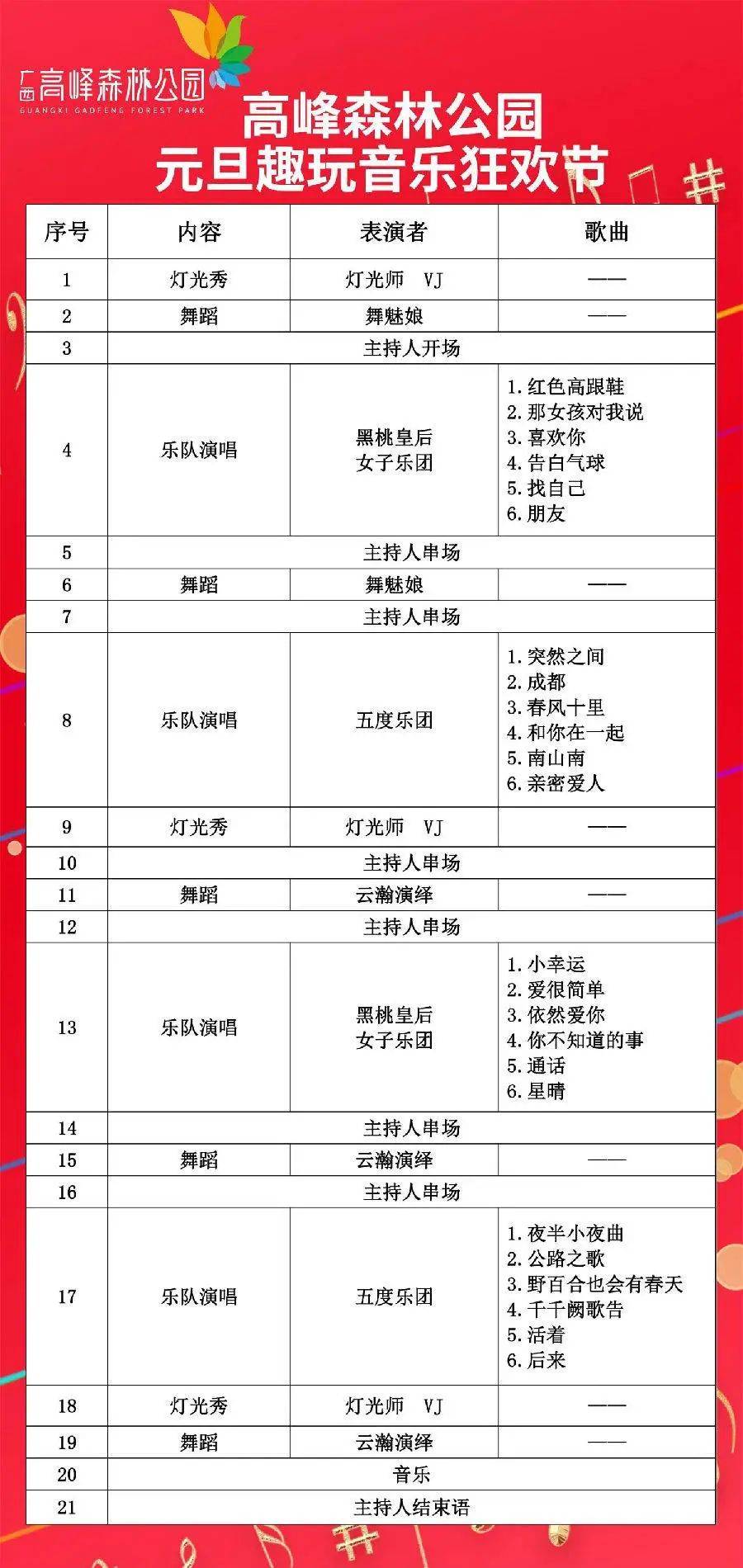 秒杀门市价225元的广西高峰森林公园·森林趣味狂欢音乐节单人票1张!