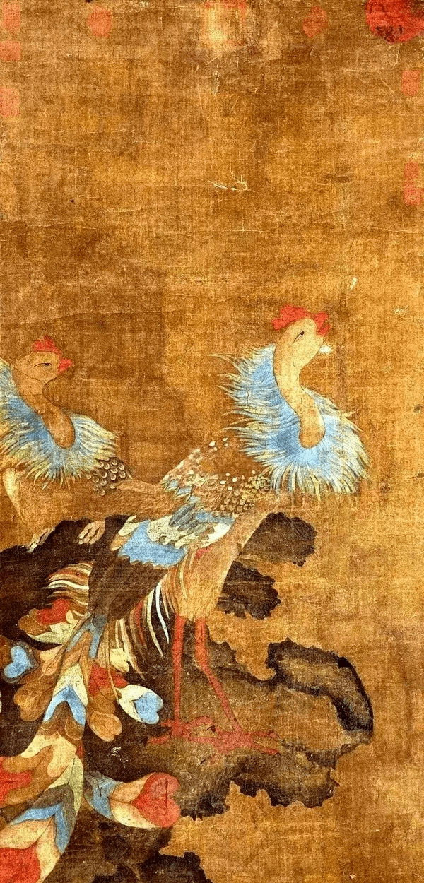 唐 边鸾 双凤朝阳图