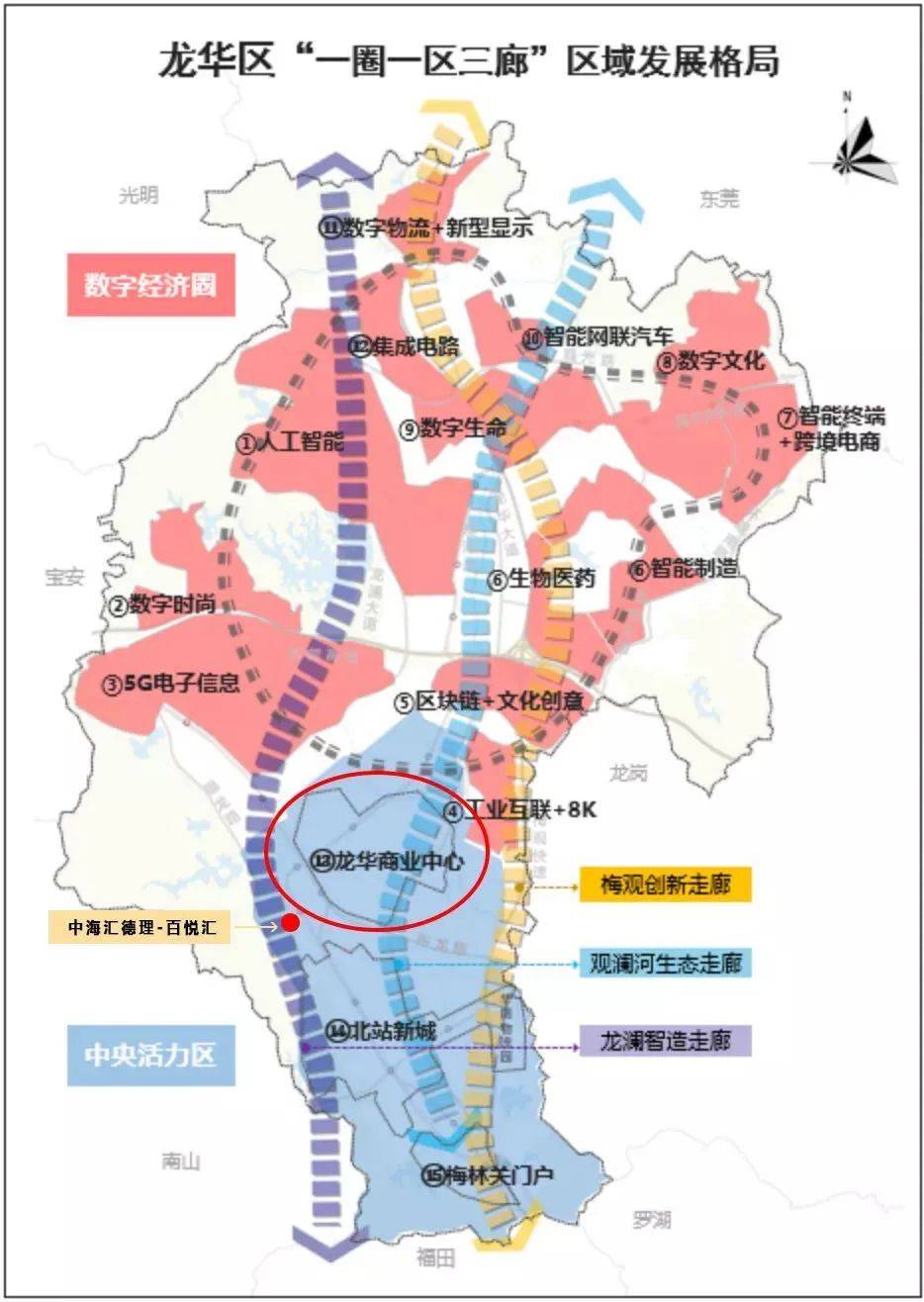 正是看中了龙华打造市级核心商圈的发展规划, 众多的大牌企业已经争