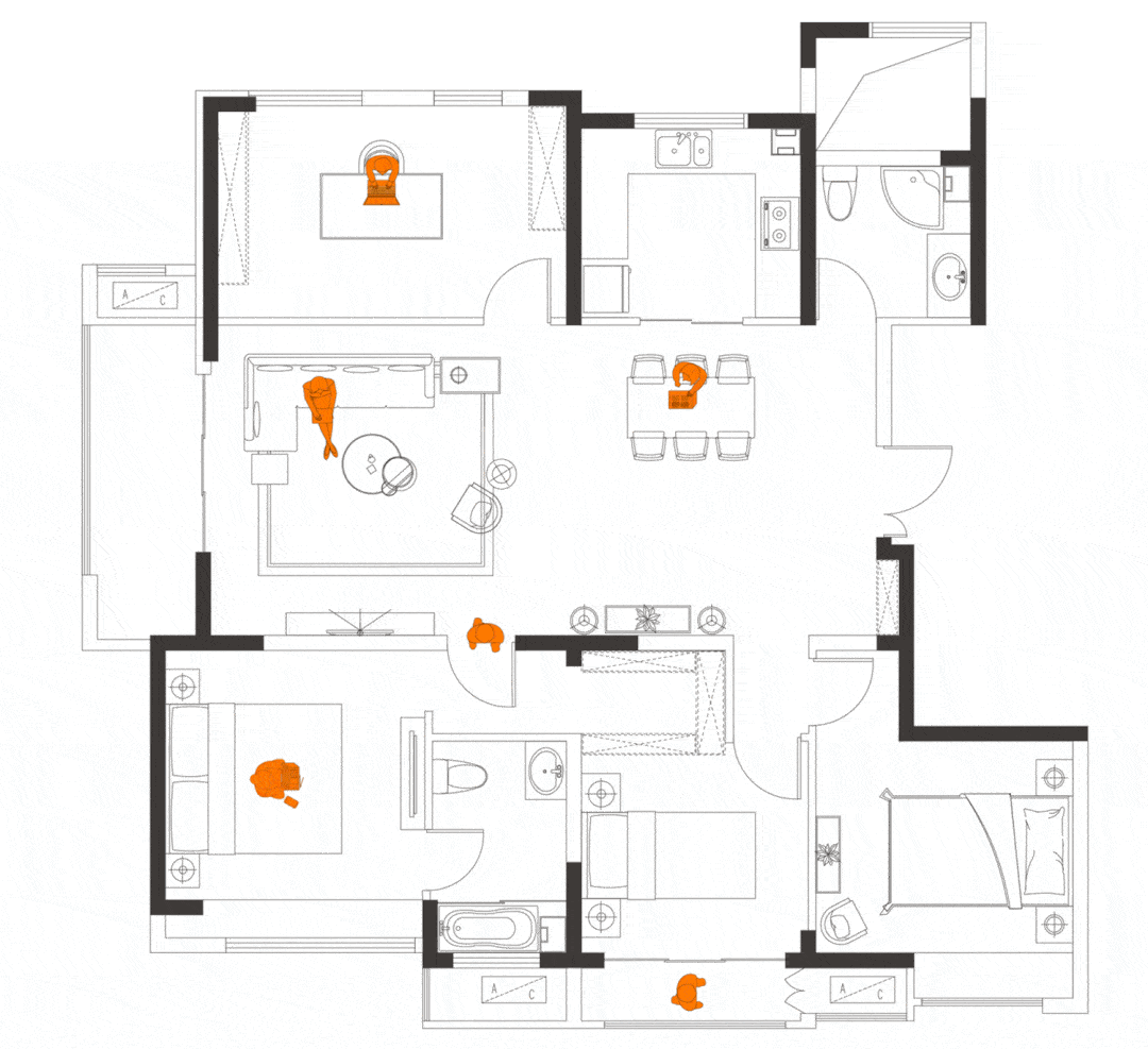 建面约130-178㎡二期府系精工宅实景展示区震撼开放德州市三八路减