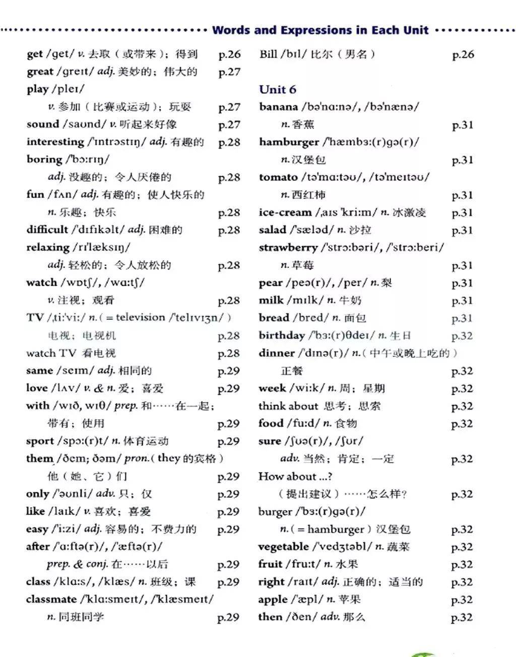 人教版初中英语七八九年级上册单词听力汇总