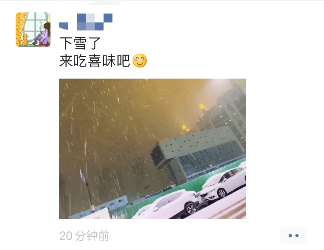 刚刚济南终于下雪了朋友圈已沸腾满屏都是雪景