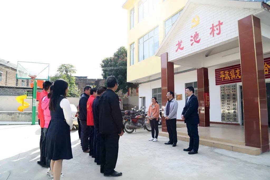 北流联社党委委员,副主任谢良芳率队参加新丰镇高塘村和平政镇龙池村