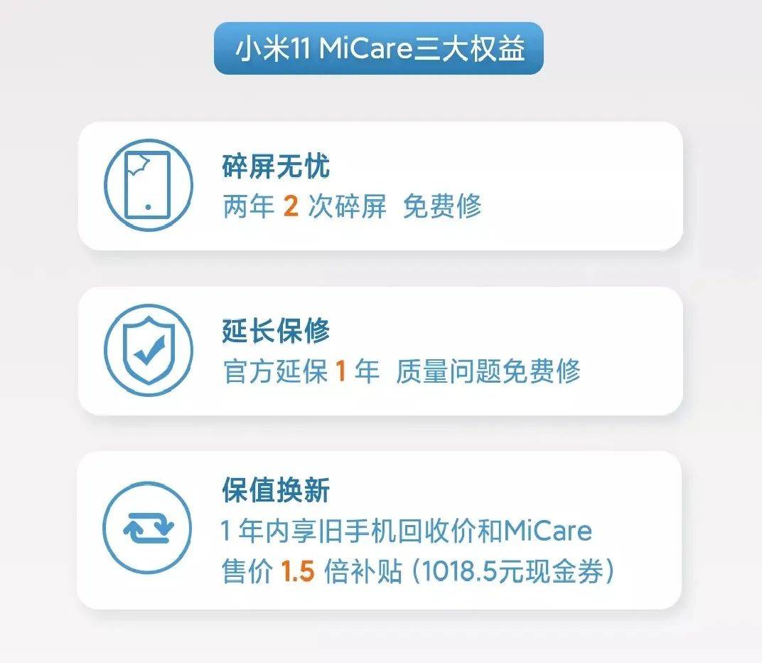 MiCare|小米11用户建议购买！小米全新服务正式上线